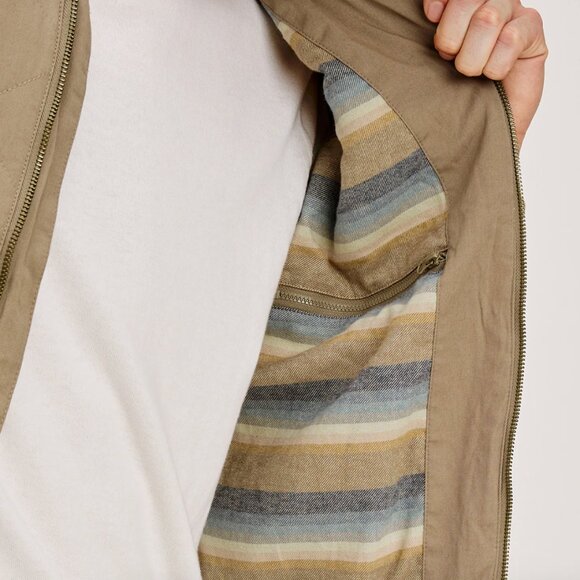 Rails NWT Peninsula Jacket Quilted Zip Up Vintage Khaki - Picture 4 of 8